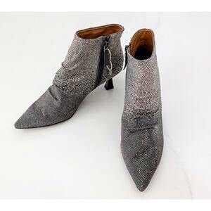 NIB Bibi Lou Ankle Boots Sparkle EU 37 US 7 New in Box Women's Shoes Italian